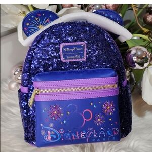 Loungefly Disneyland Paris30th anniversary backpack new